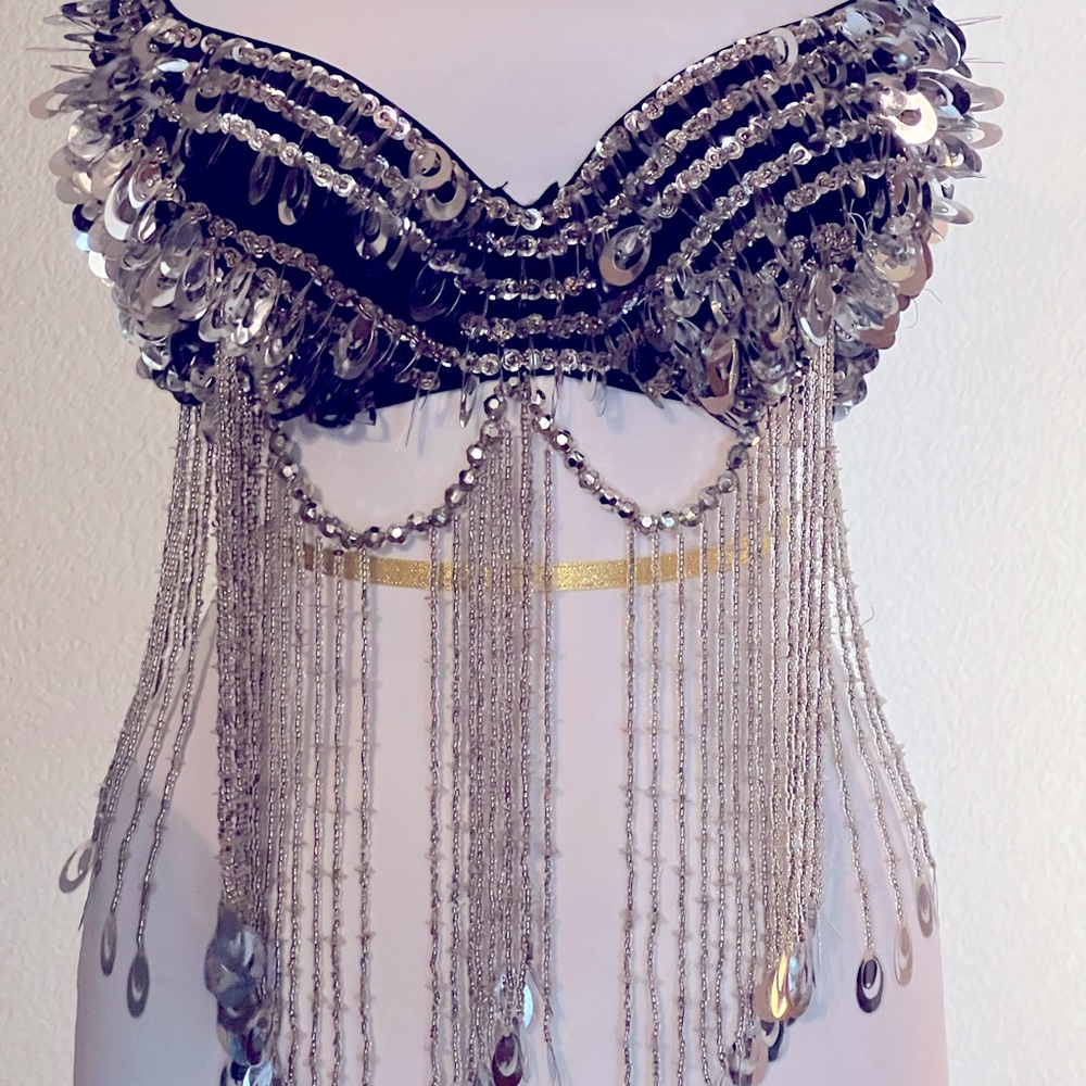 Belly dance top bra